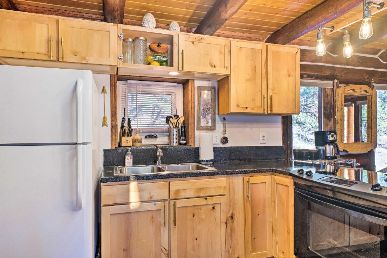 Classic Colorado Log Home With Mountain Views! Florissant Exteriér fotografie